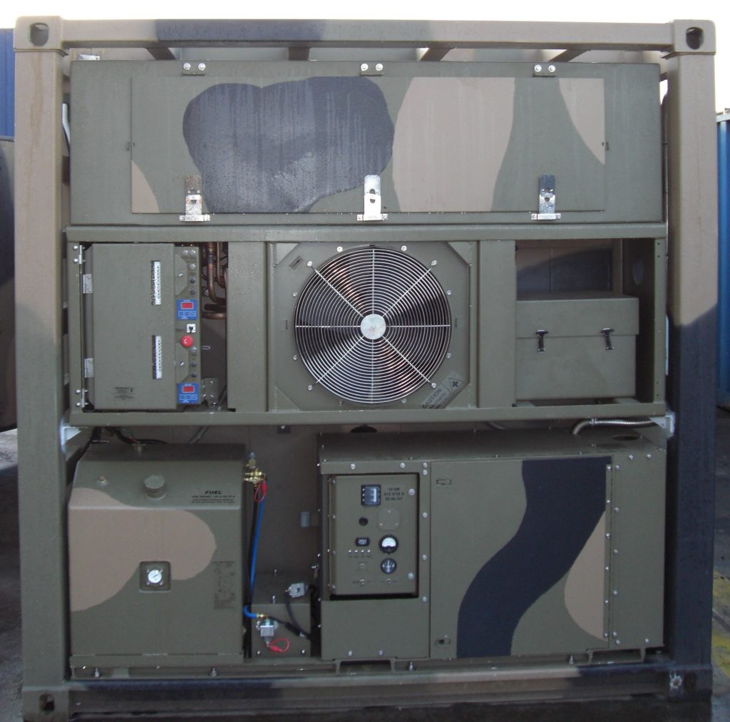 Exterior of 20FT Military Refrigerated Container