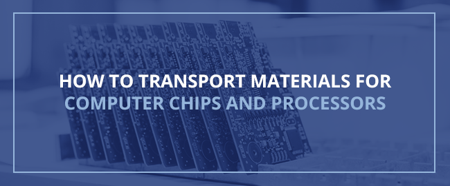 How to Transport Materials for Computer Chips