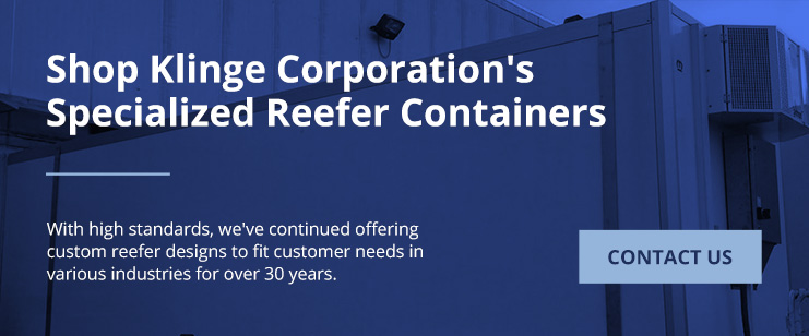 Shop Klinge Corporation's specialized reefer containers