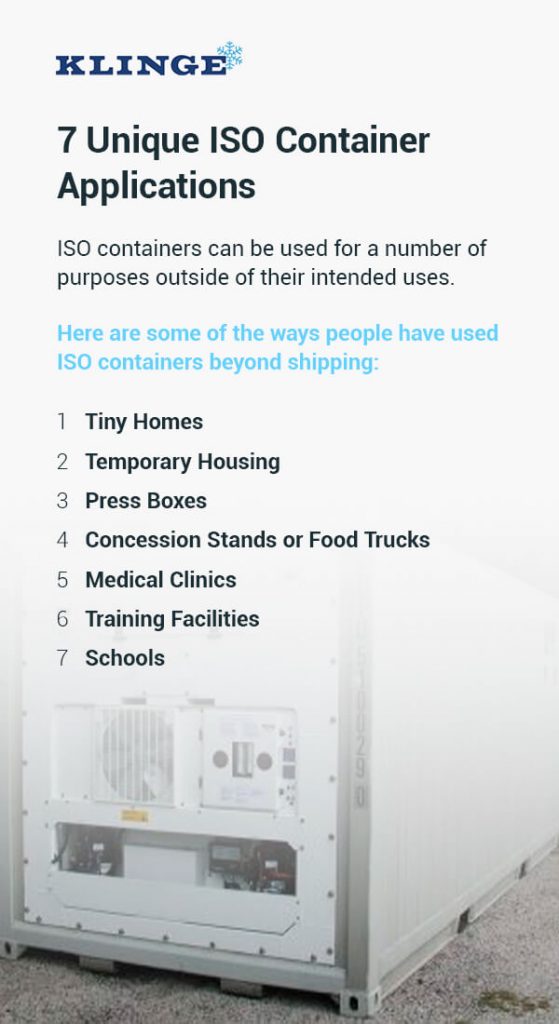 7 Unique ISO Container Applications - Klinge Corp