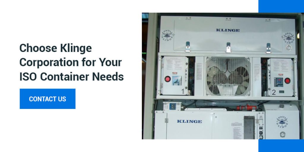 Choose Klinge Corporation for Your ISO Container Needs