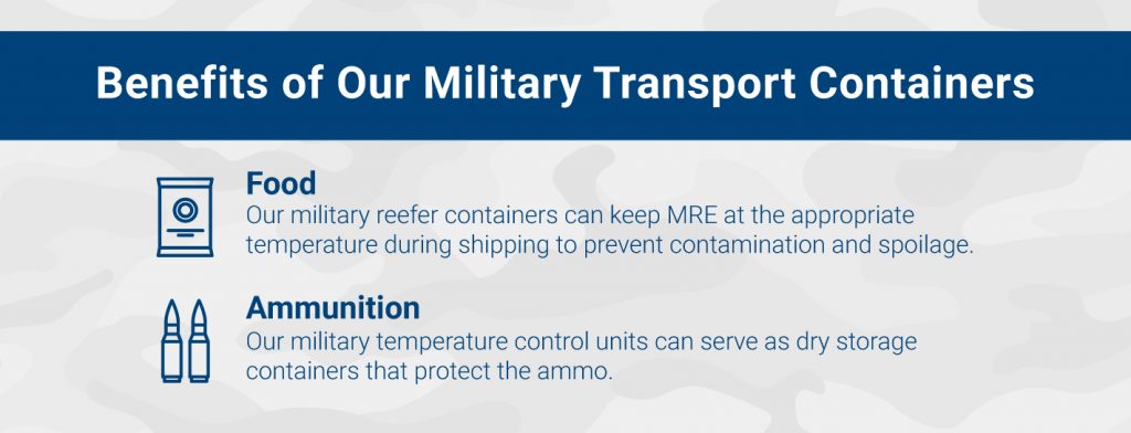 Benefits of Our Military Transport Containers