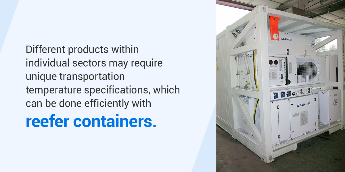 Reefer Containers  Come in a Wide Range of Types and Sizes