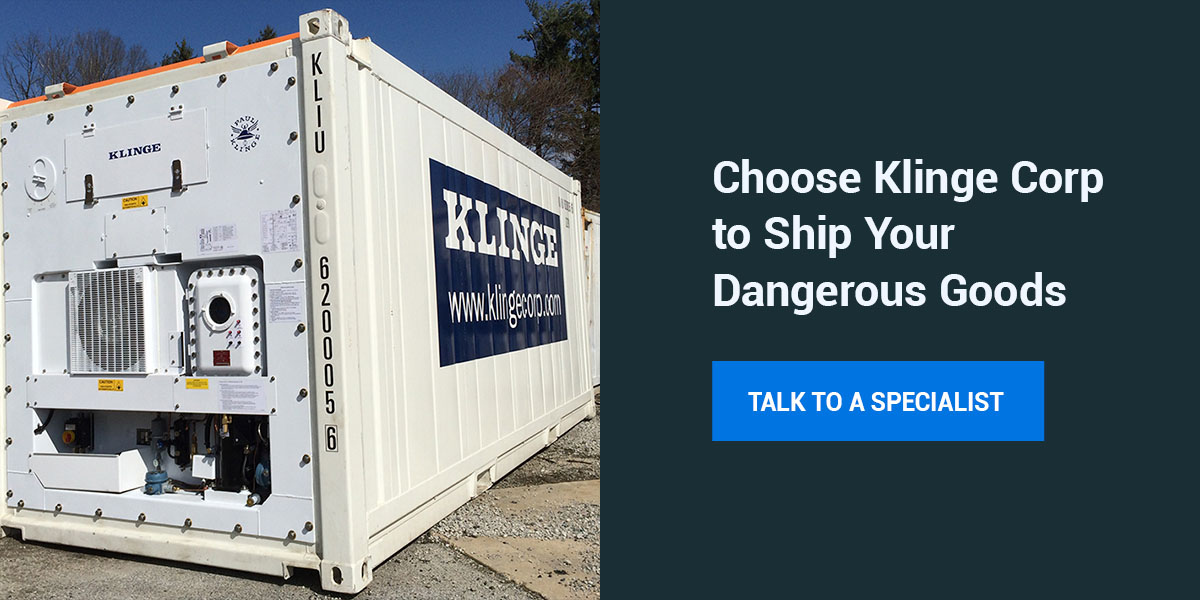 Choose Klinge Corporation for Premium Reefer Containers