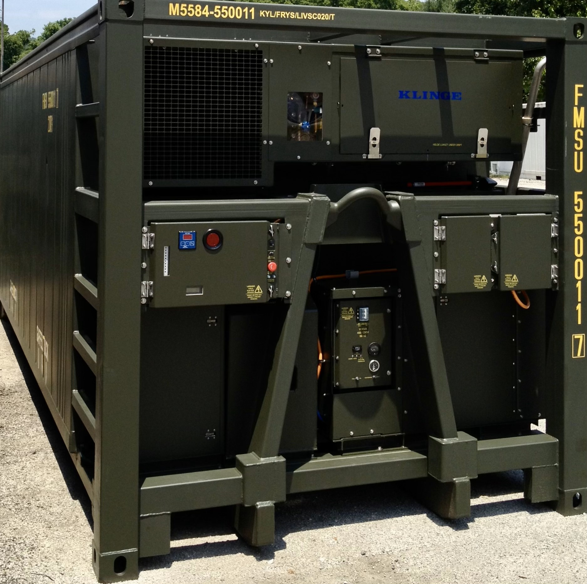 Refrigeration Unit for A-Frame Container | Klinge Corp
