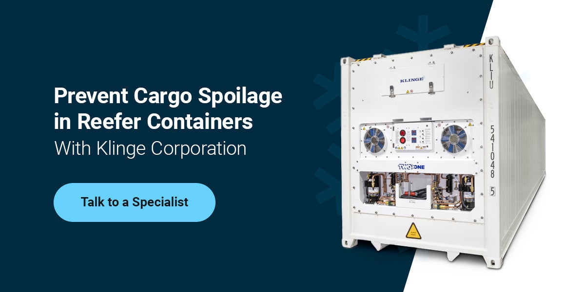 Prevent Cargo Spoilage in Reefer Containers With Klinge Corporation